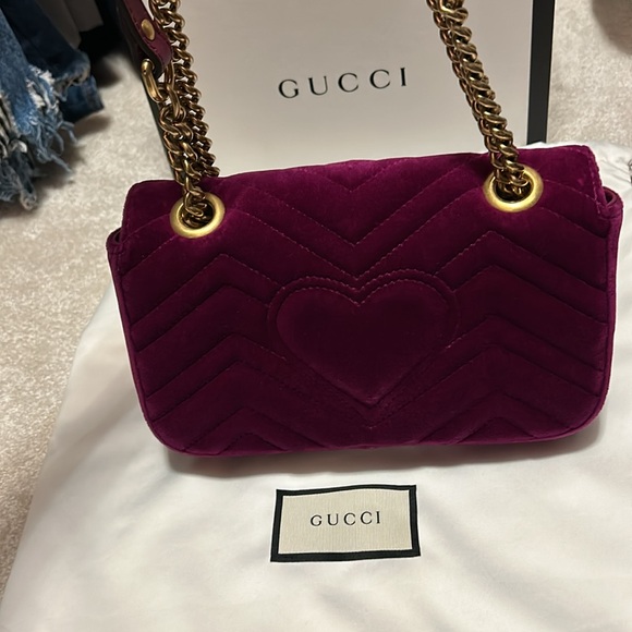 GUCCI MARMONT limited edition in velvet & silk lining - Picture 4 of 12